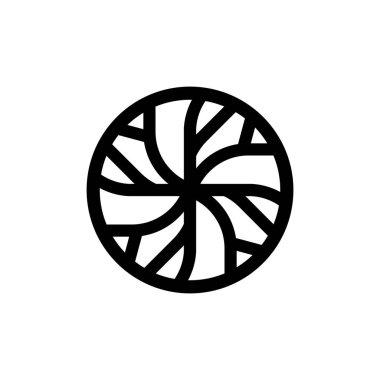 Soyut logo. Simge tasarımı. Şablon ögeleri - vektör işareti