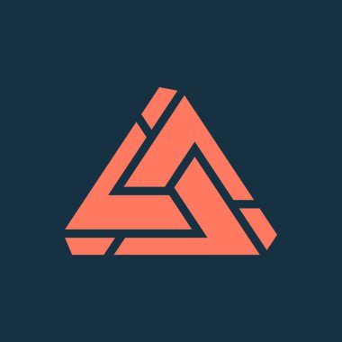 Soyut logo. Simge tasarımı. Şablon ögeleri - vektör işareti