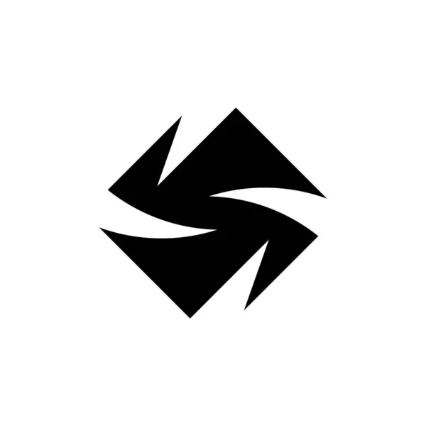 Logo Astratto Icona Design Elementi Del Modello Segno Vettoriale — Vettoriale Stock