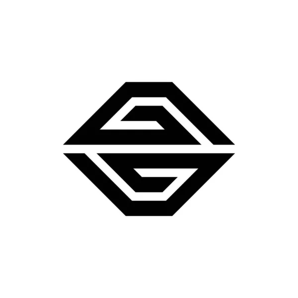 Logo Abstrait Icône Design Éléments Modèle Signe Vectoriel — Image vectorielle