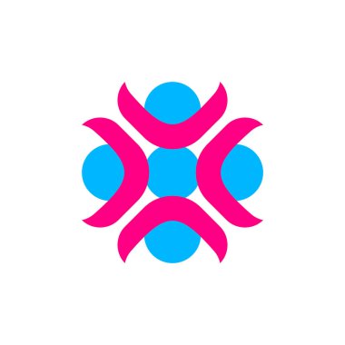 Soyut logo. Simge tasarımı. Şablon ögeleri - vektör işareti