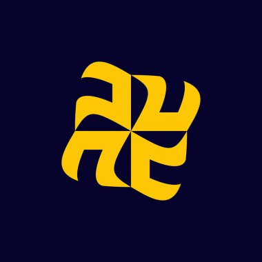 Soyut logo. Simge tasarımı. Şablon ögeleri - vektör işareti