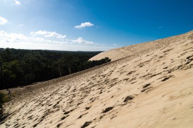Dune du Pilat Fransa Bordeaux yakınındaki görünümünü