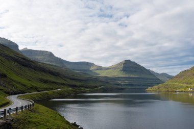 Kaldbaks fiyort Eysturoy Adası, Faroe Adaları