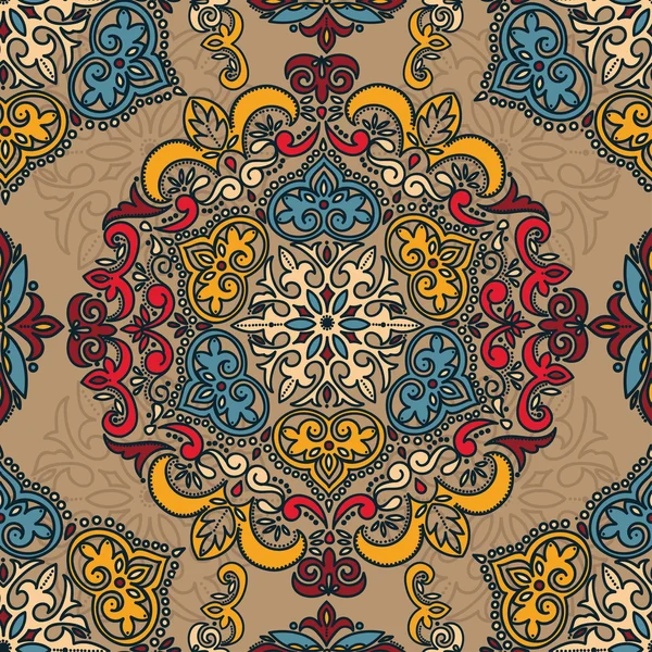 Royal seamless pattern in victorian style — Stock Vector