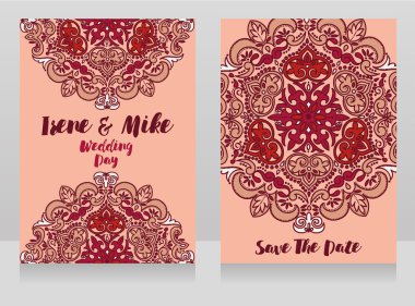 Güzel düğün tasarım dantel süsleme ile