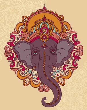 Lord Ganesha, kutlama Ganesh Chaturthi için kart olarak kullanılabilir