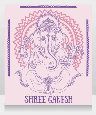 Lord ganesha oturan