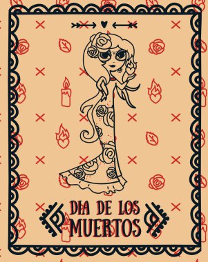 Poster for dia de los muertos