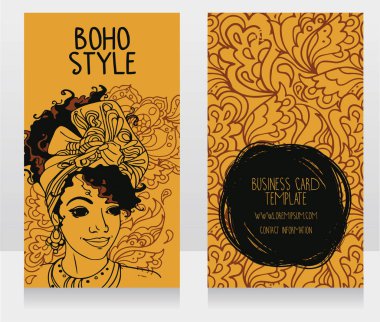 Yaz Partisi poster güzel Afrikalı-Amerikalı kadınla