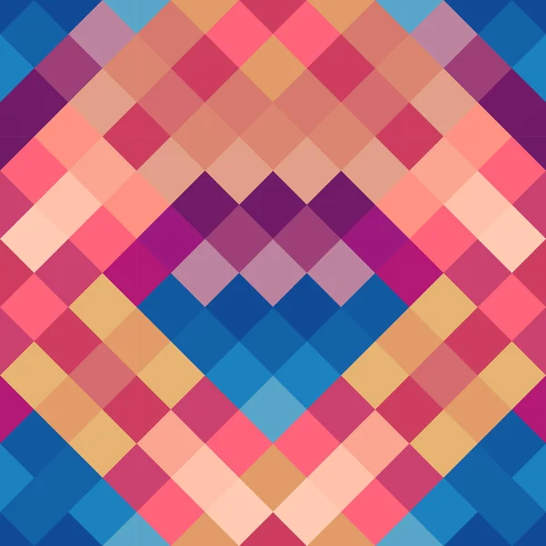 ファンキーな色で幾何学的なシームレス パターン — ストックベクタ
