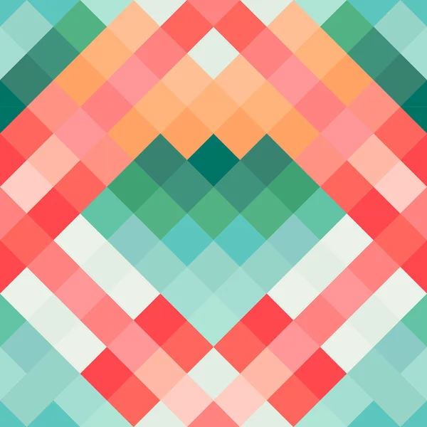 ファンキーな色で幾何学的なシームレス パターン — ストックベクタ