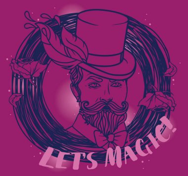 Sihirbaz performans Uluslararası çingene tarzı için poster