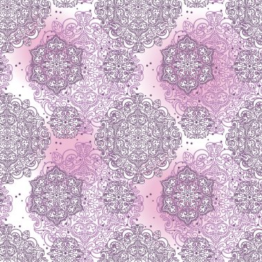 rozet süsler ile güzel seamless modeli