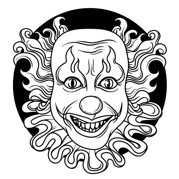 Cadılar Bayramı için şeytani palyaço