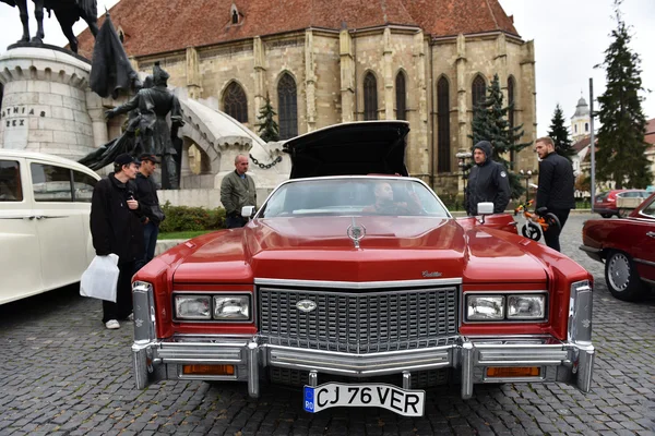 Cadillac Eldorado vintage kırmızı araba — Stok fotoğraf