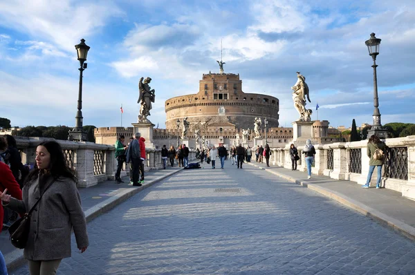 로마, 이탈리아에서 성 샌 안젤로 — 스톡 사진