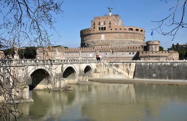 Castillo de San Angelo en Roma, Italia — Foto de Stock