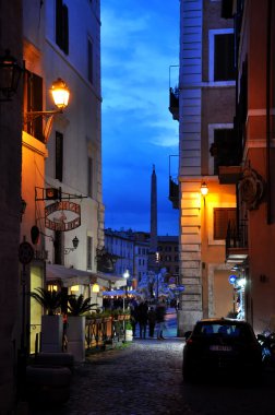 Piazza navona Meydanı. Roma, İtalya