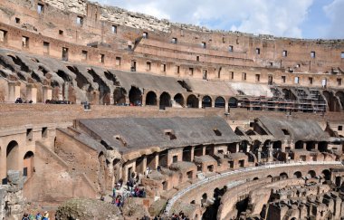 Colosseum amfi tiyatro. Roma, İtalya