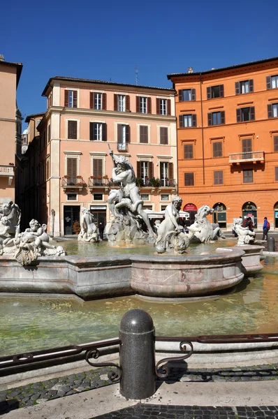 Plac Piazza navona. Rzym, Włochy — Zdjęcie stockowe