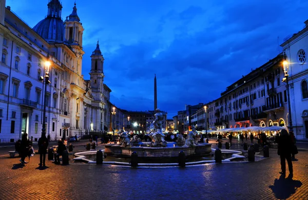 ナヴォーナ広場。ローマ、イタリア — ストック写真