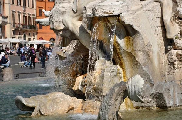 Piazza navona Meydanı. Roma, İtalya — Stok fotoğraf