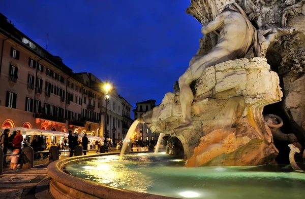 Piazza navona Meydanı. Roma, İtalya — Stok fotoğraf