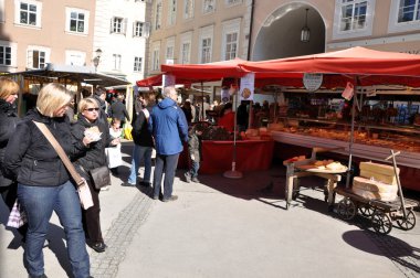 Salzburg'un Noel pazarı