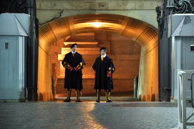 Vatican Swiss guard clipart