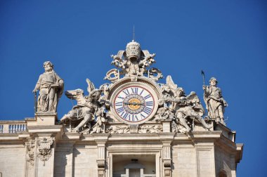 San Pietro Bazilikası Vatikan üzerinde mimari detaylar