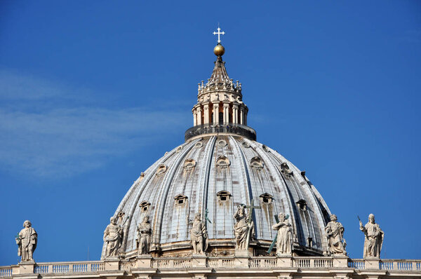 The dome of the San Pietro basilica, Vatican