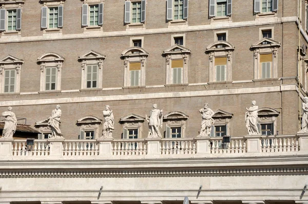 De pauselijke appartementen in de stad van Vatikaan — Stockfoto