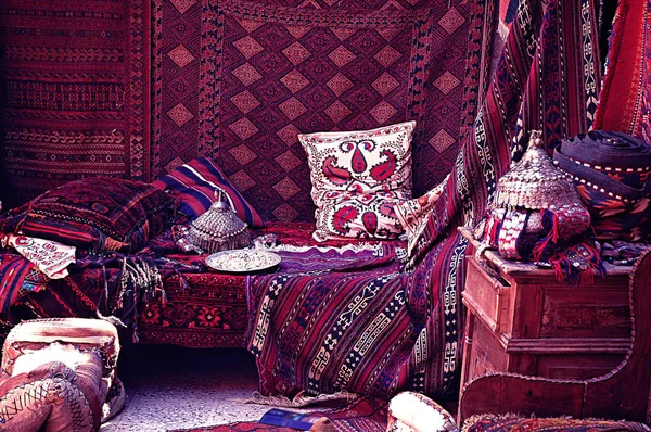 Carpet bazaar in Turkey — Stock Photo, Image