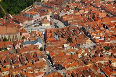 Hava kenti Konseyi Meydanı Brasov, Romanya