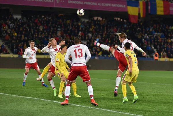 Roumanie vs Danemark FIFA World Cup Qualifiers match — Photo
