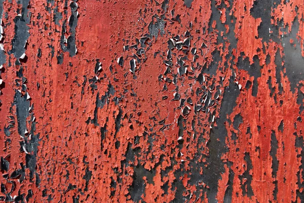 Rood geschilderd verweerde achtergrond — Stockfoto