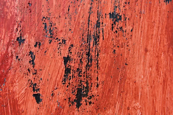 Vermelho pintado fundo resistido — Fotografia de Stock