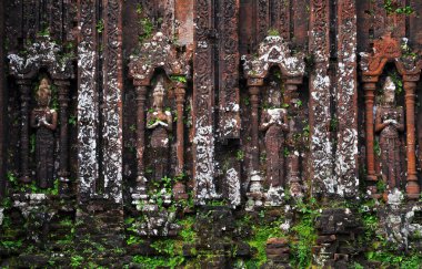 Vietnam'da benim oğlum Hindu tapınağı kalıntıları