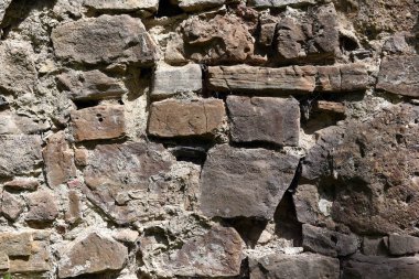 Arka plan eski harap Beton taş duvar