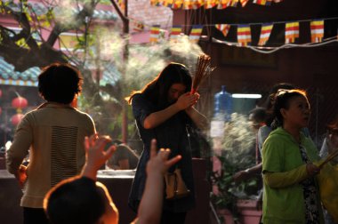 Yeşim İmparator Pagoda. Ho Chi Minh city, Vietnam