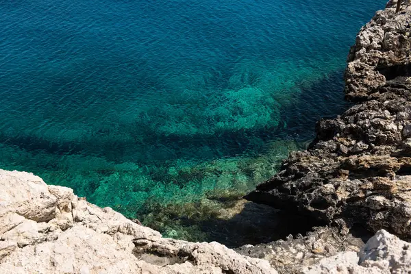 Rocky coastline in Cyprus — Stock Photo, Image