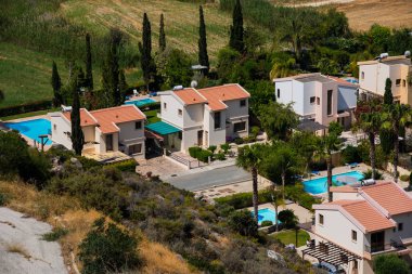 Pissouri bay village. Kıbrıs
