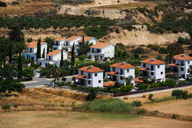 Pissouri bay village. Kıbrıs