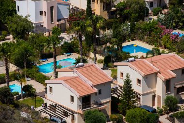 Pissouri bay village. Kıbrıs