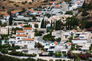Pissouri bay village. Kıbrıs