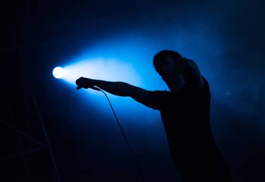 Atari genç isyan bant bir rock konseri