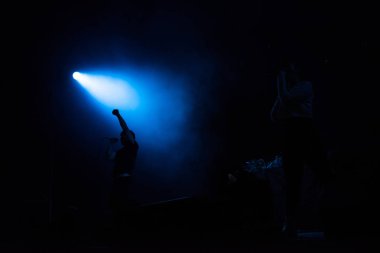 Atari genç isyan bant bir rock konseri