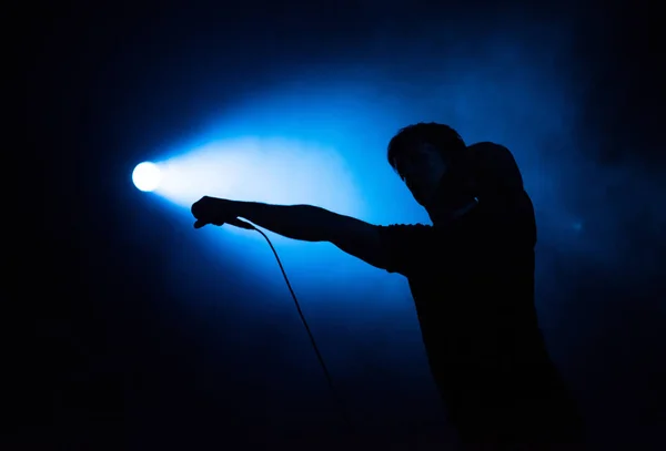 Atari Teenage Riot banda realizando um concerto de rock — Fotografia de Stock