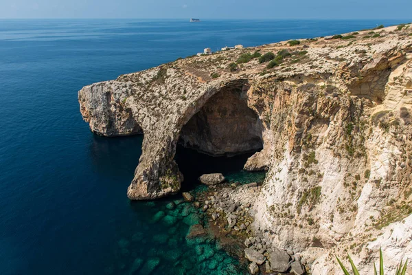 Błękitna Grota jaskini w Malta — Zdjęcie stockowe